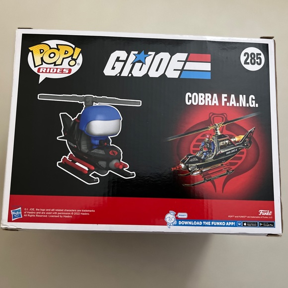 NWT - Funko Pop! Rides #285 G.I. Joe Cobra F.A.N.G - GameStop Exclusive - Picture 4 of 6
